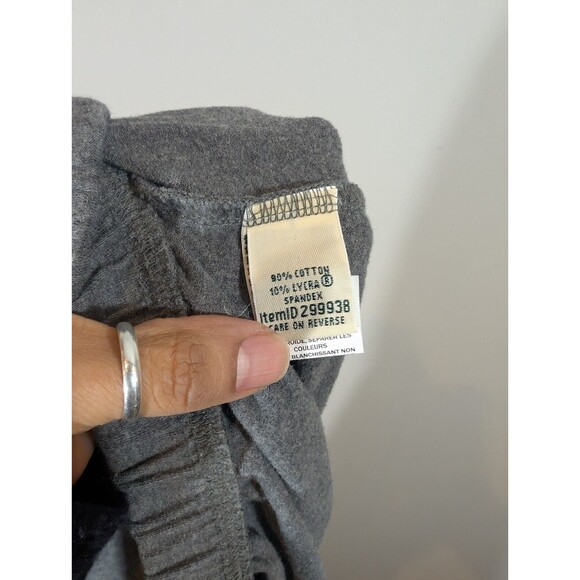 L.L. Bean Women Pull On Elastic Waist Sweatpants Grey Sz L Petite Casual Joggers - Picture 6 of 7